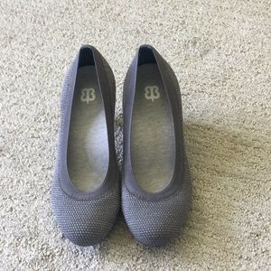Betabrand late to the gate heels grey